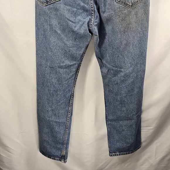Levi Strauss Signature Traditional Regular Fit Men's Cotton Blue Jeans 36x30 - Picture 8 of 10